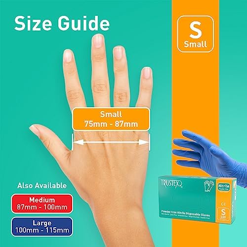 Trustex Nitrile Gloves Powder Free 32 Mil