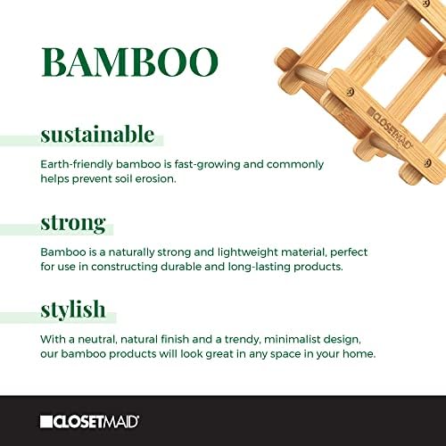 ClosetMaid Bamboo Wine Rack for 8 Bottles