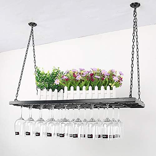 100cm Freestanding Wine Glass Holder with Chain