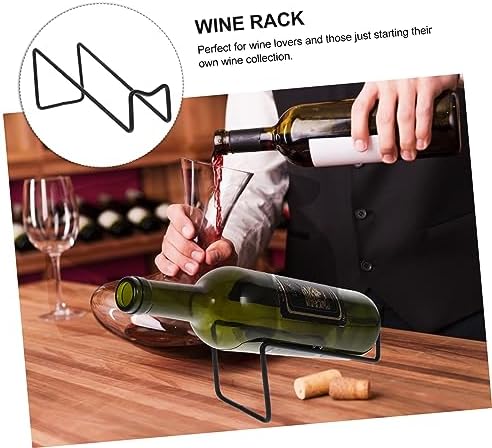 INOOMP 2PCS Metal Wine Rack for Countertop Storage and Display