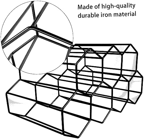 Cabilock 7-Hole Honeycomb Wine Display Stand