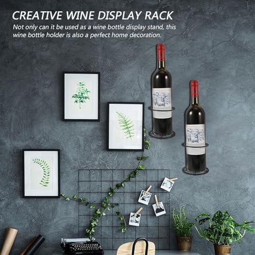 2 Pcs Freestanding Wine Racks with Wall-Mounted Design