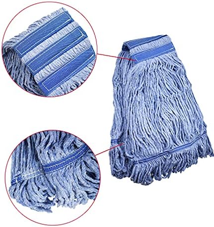 NIUBEE Heavy Duty String Blue Mop Head Replacement