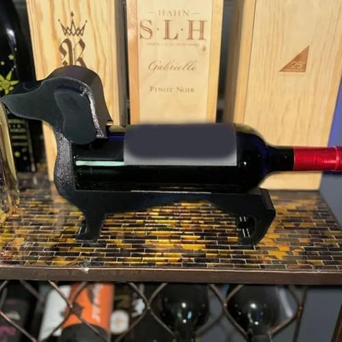 Dachshund Wine Bottle Holder Bar Decor Stand