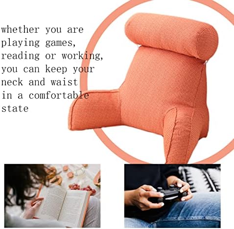 SARUEL Reading Pillow with Support Arms and Neck Pillow