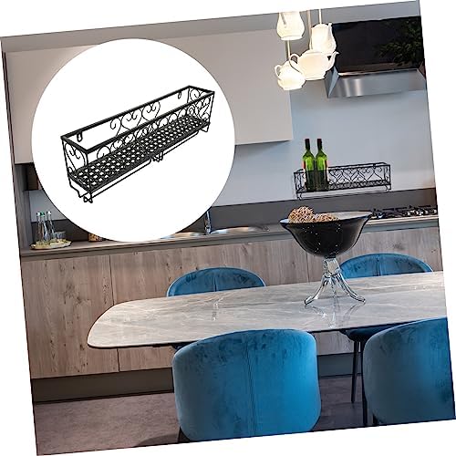 NAMOARLY Wall-Mounted Wine Rack Organizer