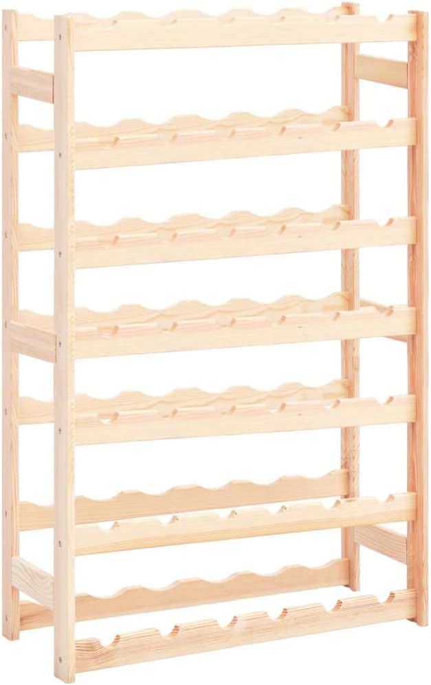 VRAXO 42 Bottle Pinewood Wine Rack