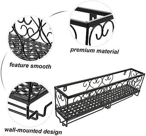 NAMOARLY Wall-Mounted Wine Rack Organizer