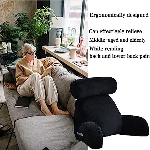 Comfort Reading Pillow with Neck Support Purple