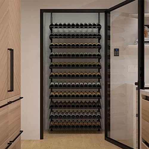 Ultra Wine Racks Showcase Angled Display - Black Modular