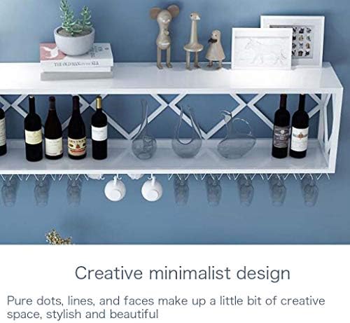 Wine Rack Floating Shelves Wall Mounted Multifunctional
