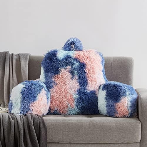 JL Jillche Fluffy Fur Reading Pillow for All Ages