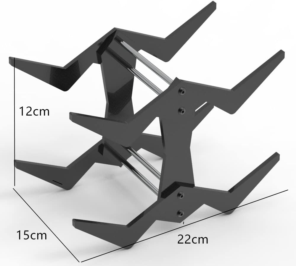 HUHAORAN2021 Tabletop Wine Rack Black