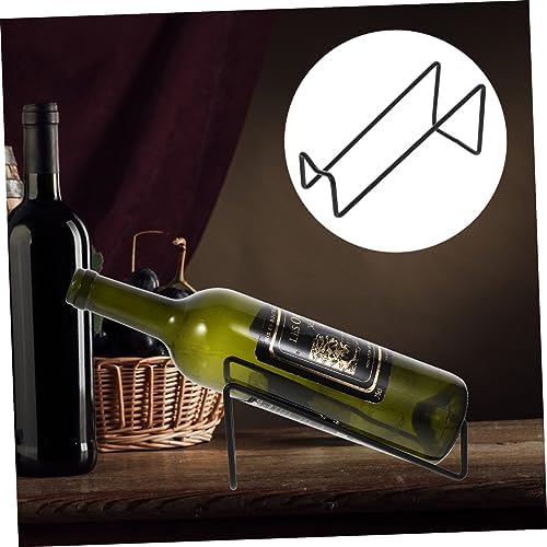 Luxshiny 2PCS Metal Wine Rack for Home Kitchen Display Storage