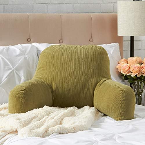 Greendale Home Fashions Omaha Corduroy Reading Pillow with Arms