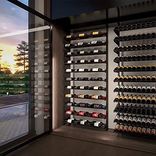 Ultra Wine Racks Showcase Horizontal Display - Black