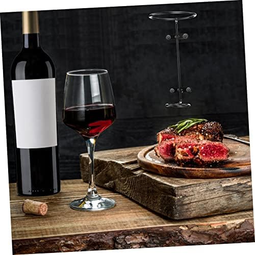 VOSAREA 6pcs Wall-Mounted Iron Wine Racks