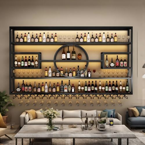 472in Wall Mounted Wine Rack with Storage