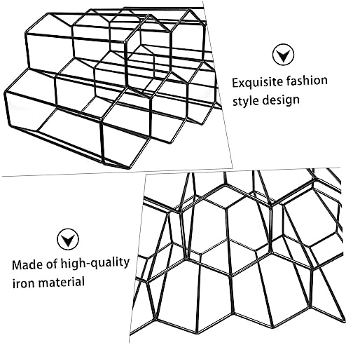 Cabilock 7-Hole Honeycomb Wine Display Stand