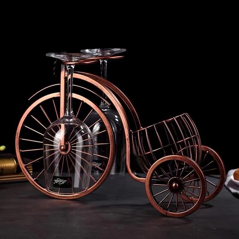 CicodonaGift Single Bike Wine Bottle Holder Glass Rack