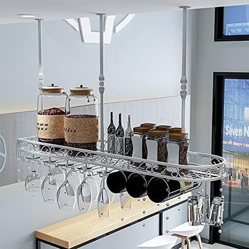 ZJDYDY Wine Rack with Adjustable Height and Crystal Decor