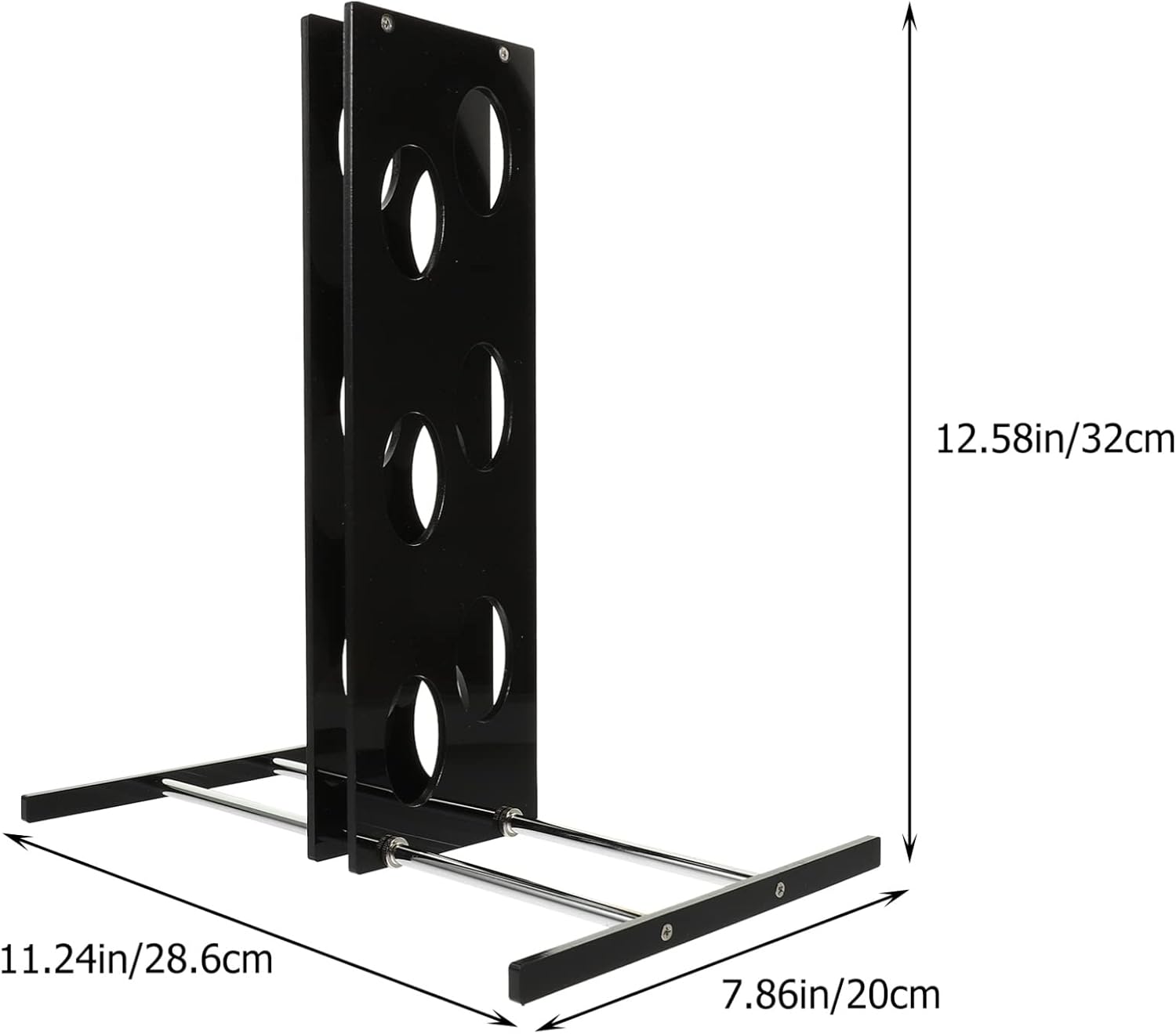 Yardwe Freestanding Wine Rack for Countertop Storage