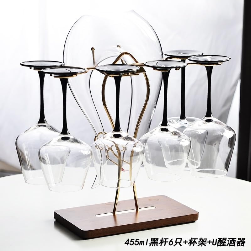 Sturdy Tabletop Wine Rack for 6 Glasses 1