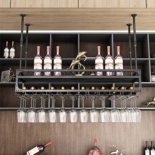 Adjustable 2-Layer Wall-Mounted Wine Rack Holder