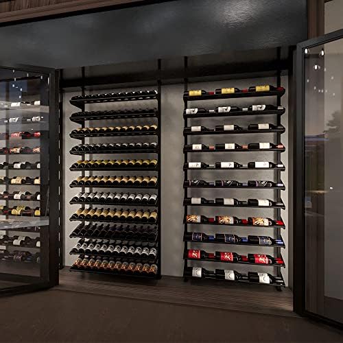 Ultra Wine Racks Showcase Horizontal Display - Black