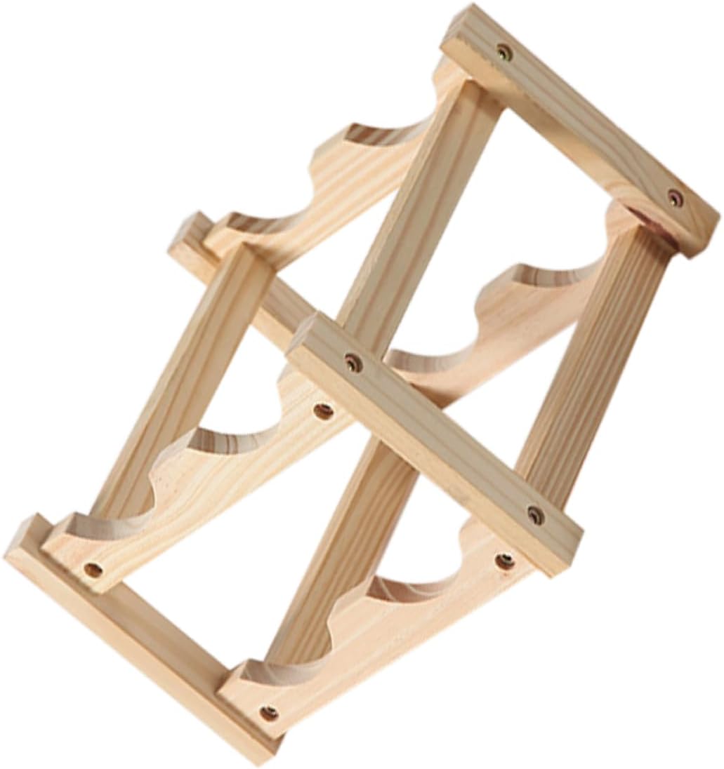 MAGICLULU Stackable Wine Display Rack for Living Room Bar