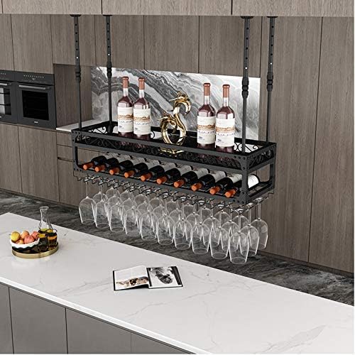 Adjustable 2-Layer Wall-Mounted Wine Rack Holder
