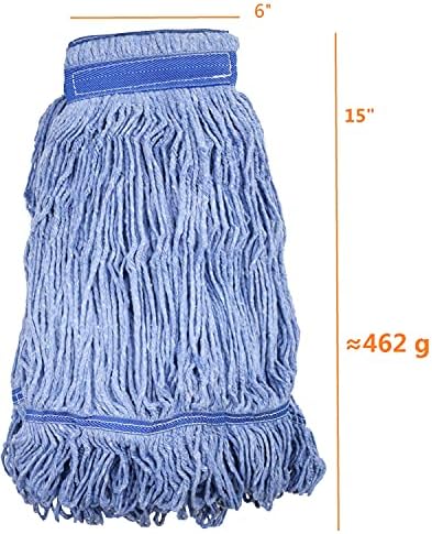 NIUBEE Heavy Duty String Blue Mop Head Replacement