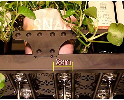 FAFZ Ceiling Wine Rack Adjustable Height Hanging Holder