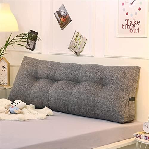 YOODODO Triangular Wedge Cushion Grey 180x50x20cm