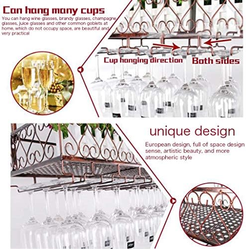 Wall-Mounted Wine Rack with Adjustable Ceiling Design