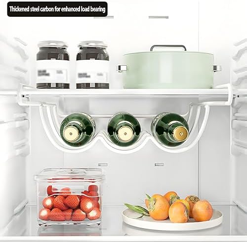 Space-Saving Iron Wine Rack for Kitchen Storage