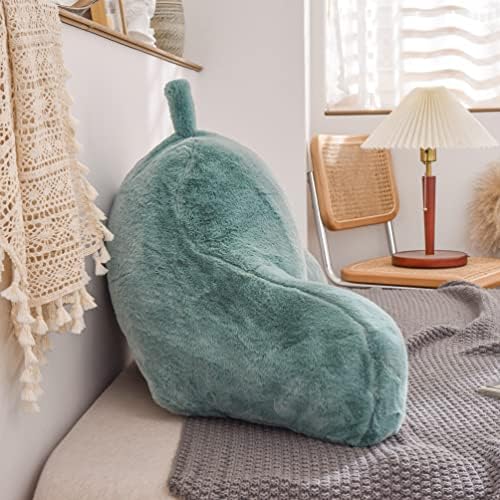 Holawakaka Standard Faux Fur Reading Pillow with Arms