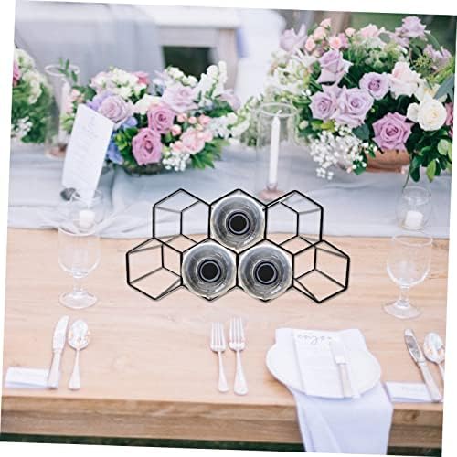 Cabilock 7-Hole Honeycomb Wine Display Stand