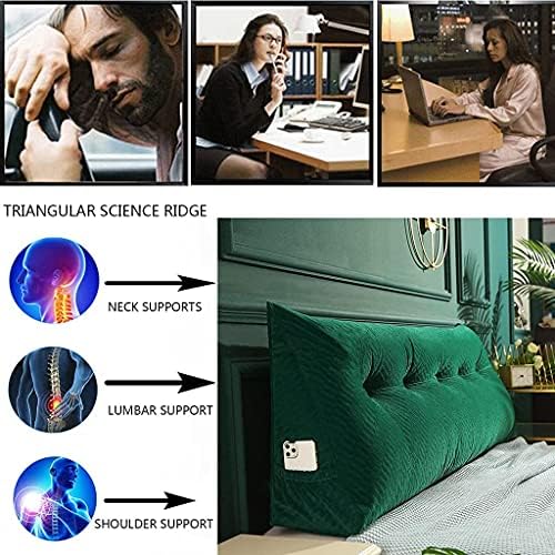 YOODODO Triangular Wedge Pillow for Reading and Back Support