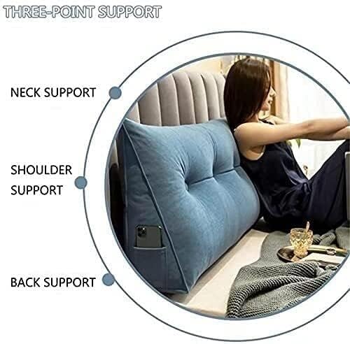 YOODODO Wedge Pillow with Removable Liner and Pocket