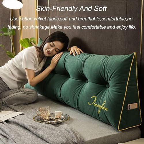 Ergonomic Reading Pillow with Back Support for Bed and Sofa