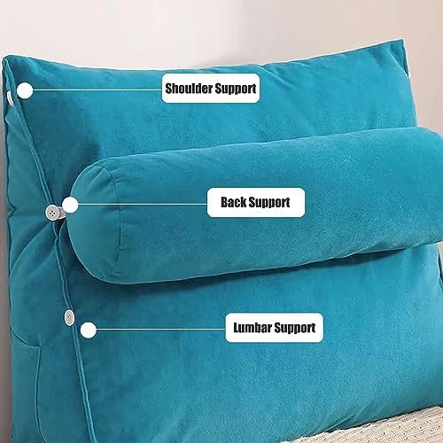 ZSPINJIA Wedge Pillow Triangle Reading Cushion for Back Support