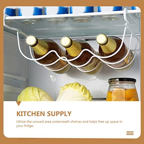 Cabilock Iron Craft Beer Wine Bottle Rack Slim Fridge Organizer