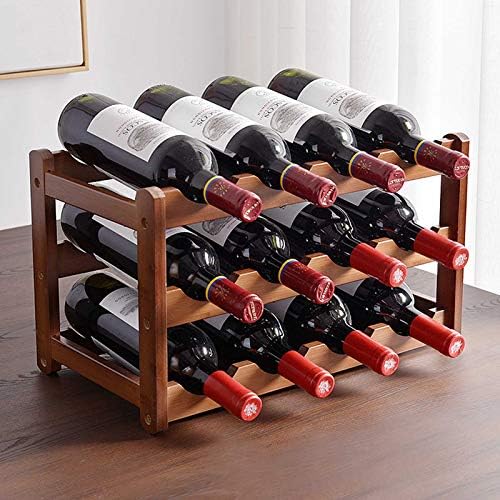 Stylish 3-Tier Wine Rack for Home Bar and Kitchen
