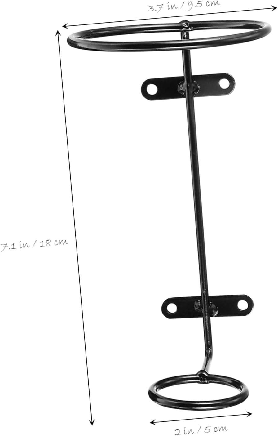 Zerodeko 6pcs Iron Wine Racks for Wall Display 1