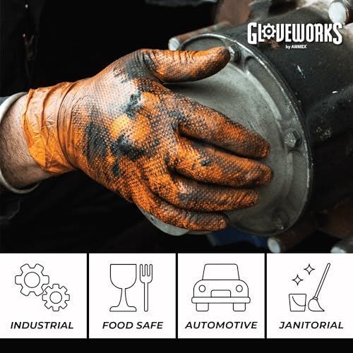 GLOVEWORKS HD Nitrile Gloves 8 Mil