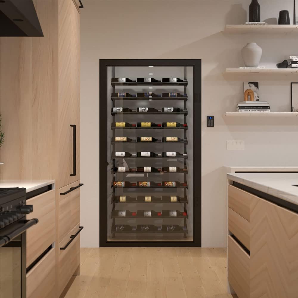 Ultra Wine Racks Showcase Horizontal Display - Black