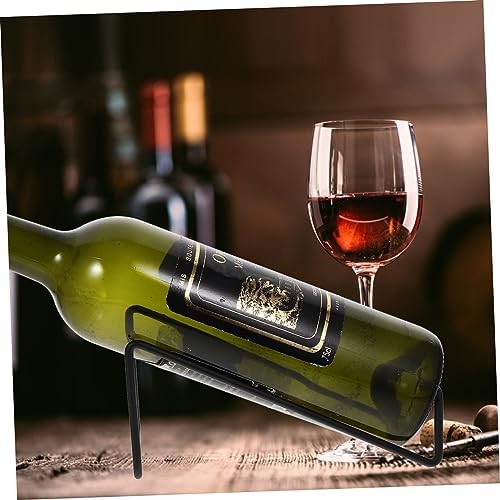 INOOMP 2PCS Metal Wine Rack for Countertop Storage and Display