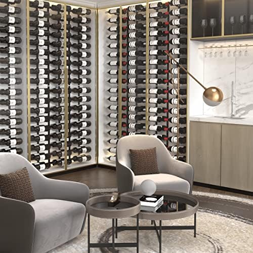 CharaVector Wall Mount Wine Rack 54 Bottles 3PCS