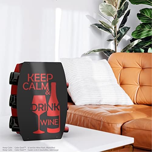 Mango Steam Two-Tone Wine Rack Black Red